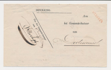 Ewijk Naamstempel Winssen - Wageningen - Dodewaard 1871