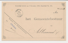 Naamstempel Wognum - Obadm - Nibbixwoud 1887