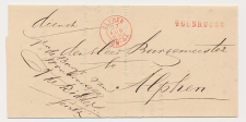 Naamstempel Woubrugge - Alphen 1868