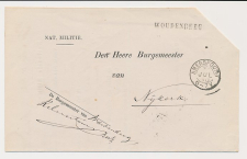 Naamstempel Woudenberg - Amersfoort - Nijkerk 1880