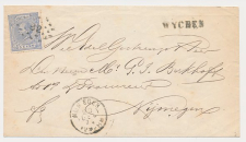 Naamstempel Wychen - Nijmegen 1872