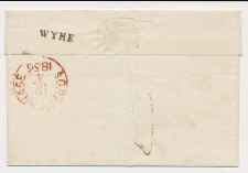 Naamstempel Wyhe - Zwolle - s Gravenhage 1856