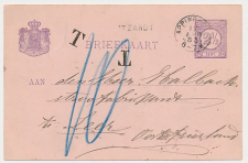 Naamstempel T Zandt - Appingadam - Leer Duitsland 1883
