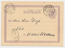 Naamstempel Zandvoort - Haarlem - Amsterdam1876