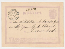 Naamstempel Zelhem - Doetinchem - Enschede 1871