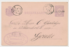 Naamstempel Zevenhoven - Alphen - Gouda 1888