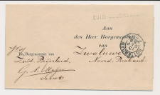 Naamstempel Zuid-Beijerland - Rotterdam - Zwaluwe 1889