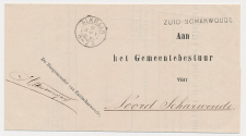 Naamstempel Zuid-Scharwoude - Alkmaar - Noors Scharwoude 1882