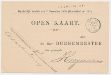 Naamstempel Zuidwolde (Dr) - Meppel - Hoogeveen 1890