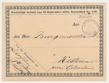 Naamstempel Zuilen - Maarssen - Kesteren 1876