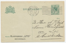 Briefkaart G. 90 Particulier bedrukt Schiedam 1916