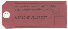 Postzaklabel Utrecht Veldpost 75 1990 - Duitsland