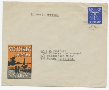 Firma envelop Amsterdam 1934 - Victoria Hotel