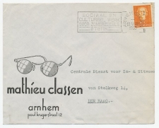 Firma envelop Arnhem 1950 - 12.6.1950 - Bril