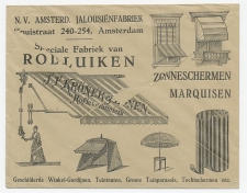 Firma envelop Amsterdam 1923 - Rolluiken / JalousiÃ«n