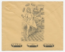 Firma envelop Amsterdam 1933 - UNION Bruinkolen / Briketten