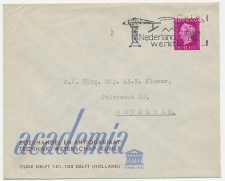 Firma envelop Delft 1948 - Boekhandel