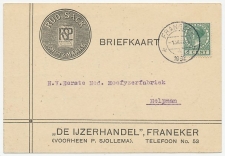 Firma briefkaart Franeker 1932 - IJzerhandel
