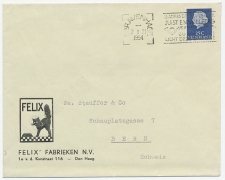 Firma envelop Den Haag 1954 - Felix / Kat