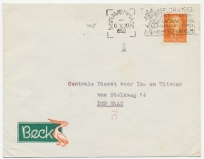 Firma envelop Voorburg 1952 - Pelikaan