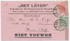 Em. Bontkraag Amsterdam - Zwitserland 1906 - Adresdrager