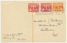 Briefkaart G. 238/ Bijfrankering Den Haag - Zeist 1937