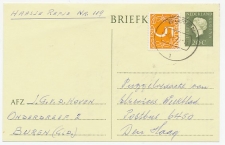 Briefkaart G. 342 / Bijfrankering Buren - Den Haag 1971