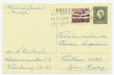 Briefkaart G. 343 a / Bijfrankering Locaal te Den Haag 1973