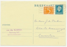 Briefkaart G. 352 / Bijfrankering Den Haag - Coevorden 1976