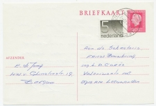 Briefkaart G. 356 / Bijfrankering Locaal te Leeuwarden 1980