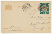 Briefkaart G. 177 I A.krt. Amsterdam - Groningen 1921