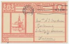 Briefkaart G. 214 e Amsterdam - Chailly  Zwitserland 1928