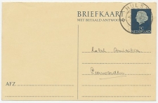Briefkaart G. 316 V.krt. Hulst - Leeuwarden 1957