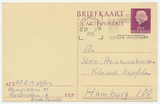 Briefkaart G. 321 Rotterdam - Hamburg Duitsland 1959