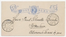 Postblad G. 2 b Locaal te Rotterdam 1896