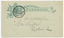 Postblad G. 3 y Locaal te Amsterdam 1897