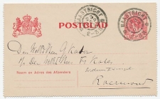 Postblad G. 10 Maastricht - Roermond 1907