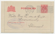 Postblad G. 14 Rotterdam - Oldenzaal 1918