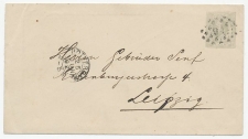 Envelop G. 2 Rotterdam - Leipzig Duitsland 1892