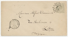 Envelop G. 2 Den Haag - Luik Belgie 1893