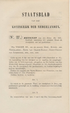 Staatsblad 1861 - Betreffende postkantoor Texel