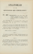 Staatsblad 1866 - Betreffende postkantoor Hengelo