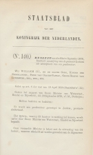Staatsblad 1878 - Betreffende postkantoor Lochem