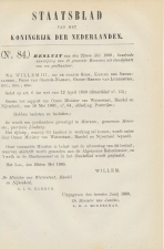 Staatsblad 1880 - Betreffende postkantoor Meerssen