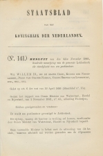 Staatsblad 1882 - Betreffende postkantoor Lekkerkerk