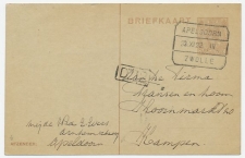 Treinblokstempel : Apeldoorn - Zwolle III 1922