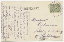 Treinblokstempel : Driebergen - Arnhem II 1913