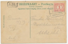 Treinblokstempel : Deventer - Amsterdam G 1919