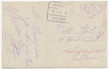 Treinblokstempel : Kerkrade - Sittard A 1917