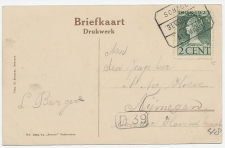 Treinblokstempel : Schagen - Alkmaar I 1924